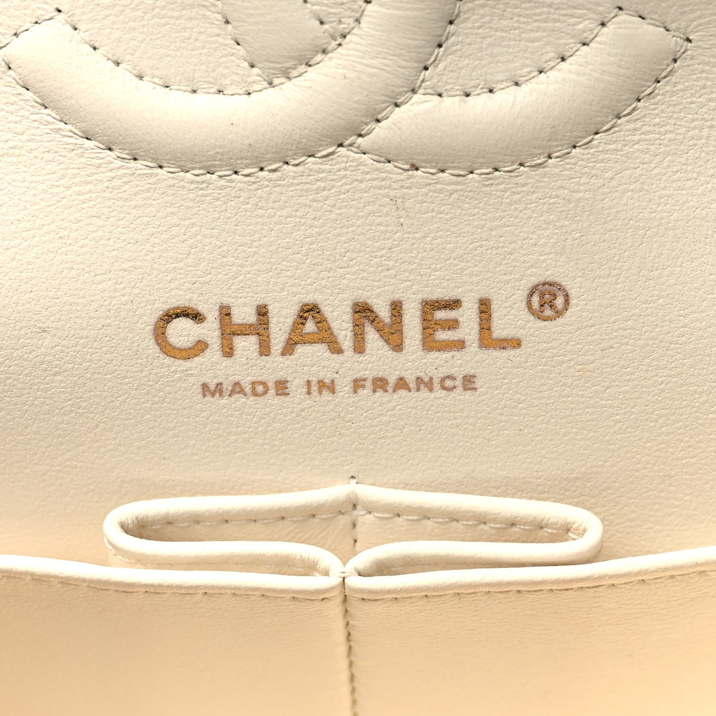 Caviar Quilted Small Double Flap White