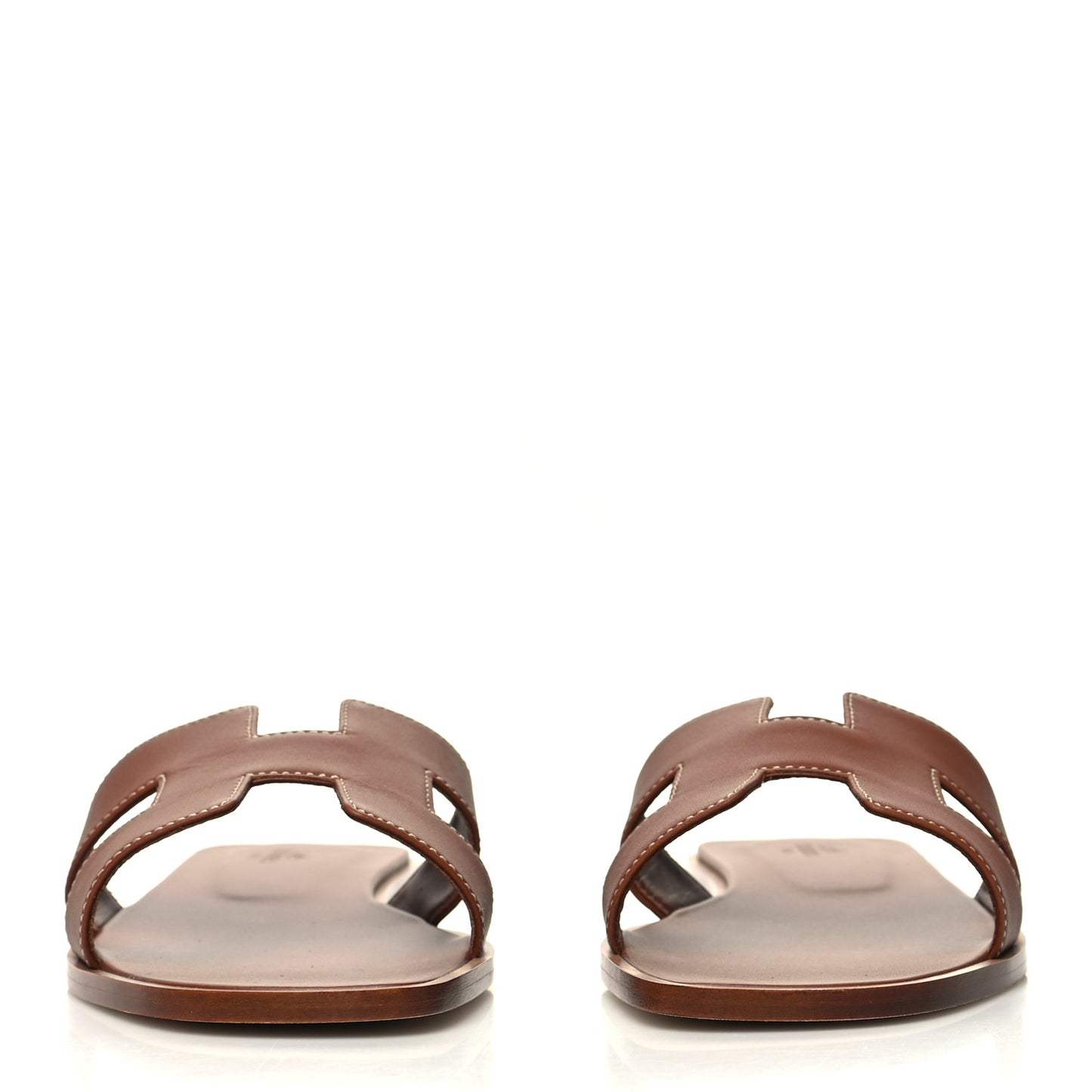 Box Calfskin Oran Sandals 41 Gold