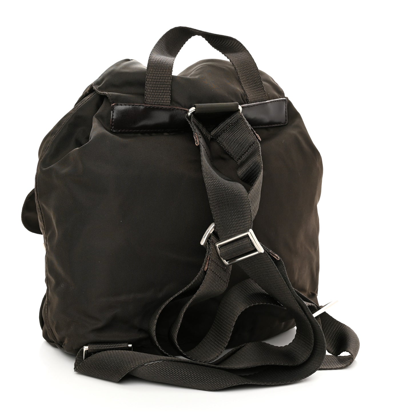 Nylon Vela Small Backpack Ebano