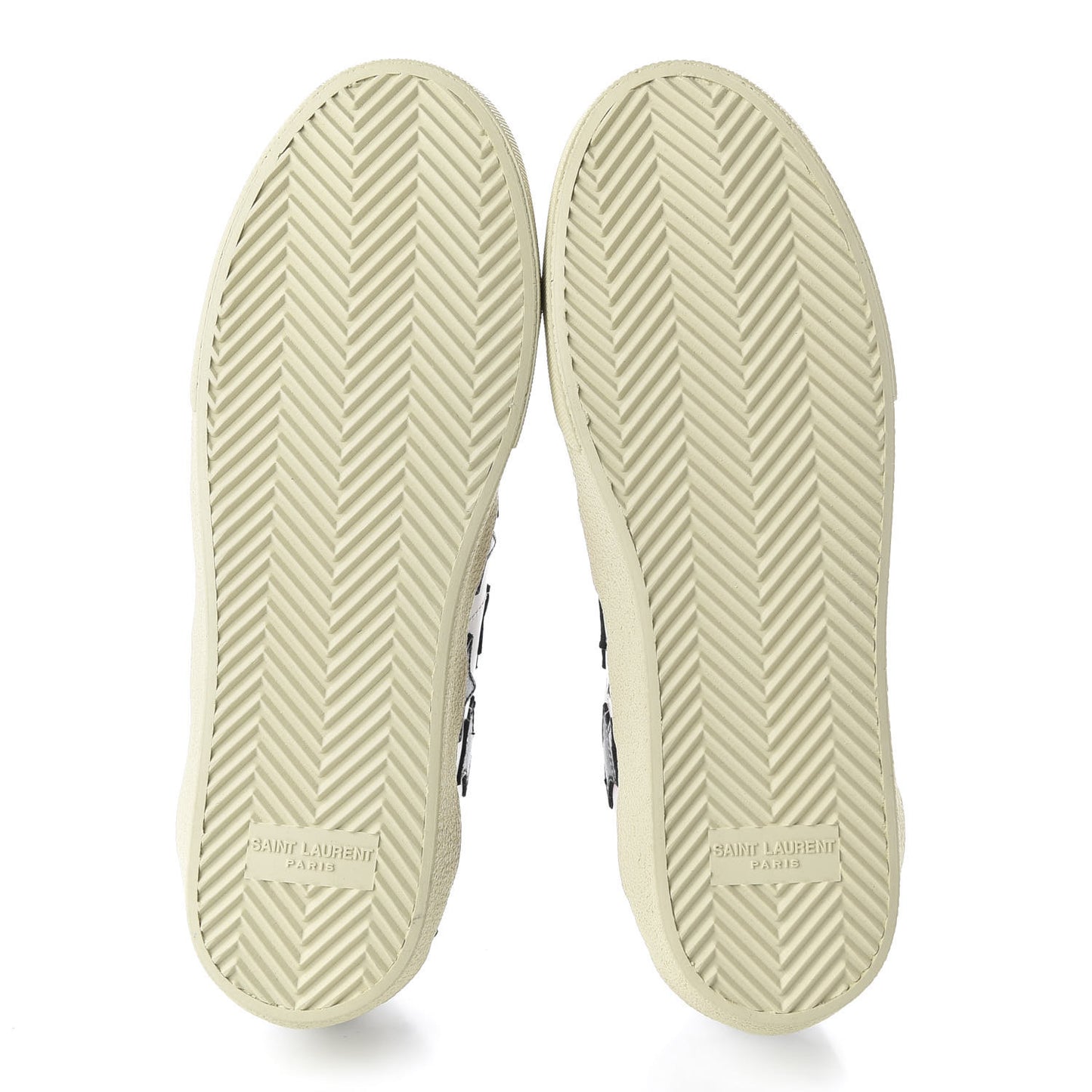 Calfskin Star Court Sneakers 39.5 White Black