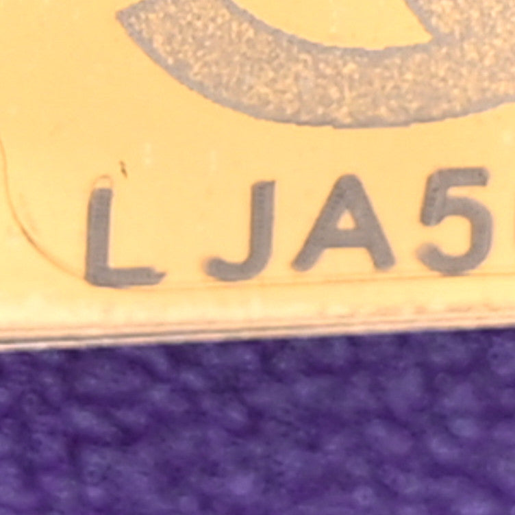 Mirror Calfskin Metallic Calfskin Quilted Hollywood Boulevard Mini Flap With Star Coin Purse Purple