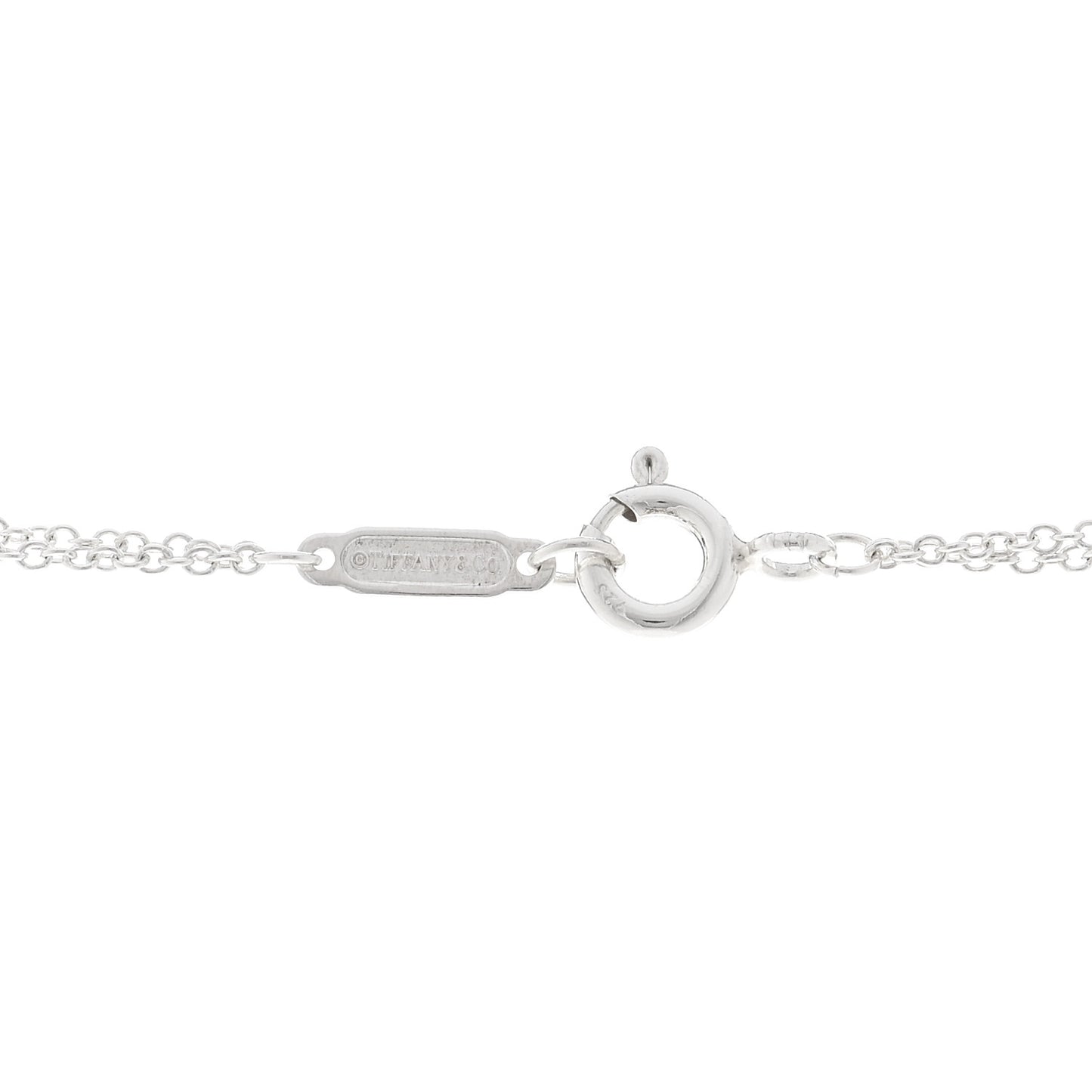 Sterling Silver Rubedo Return to Tiffany Heart Tag Necklace