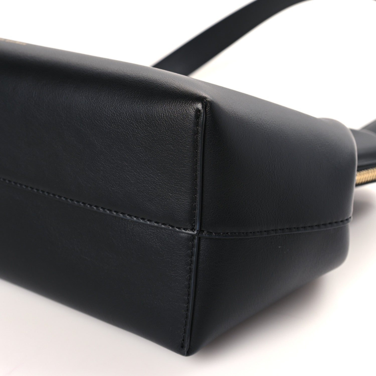 Mansur Gavriel Smooth Calfskin M Frame Bag Black Flamma 9 of 9