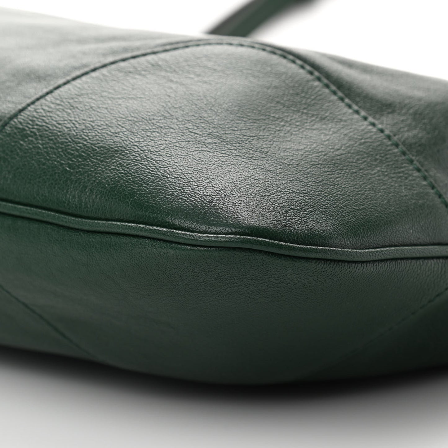 Sakai Calfskin Horsebit 1955 Cinch Top Messenger Bag Vintage Green