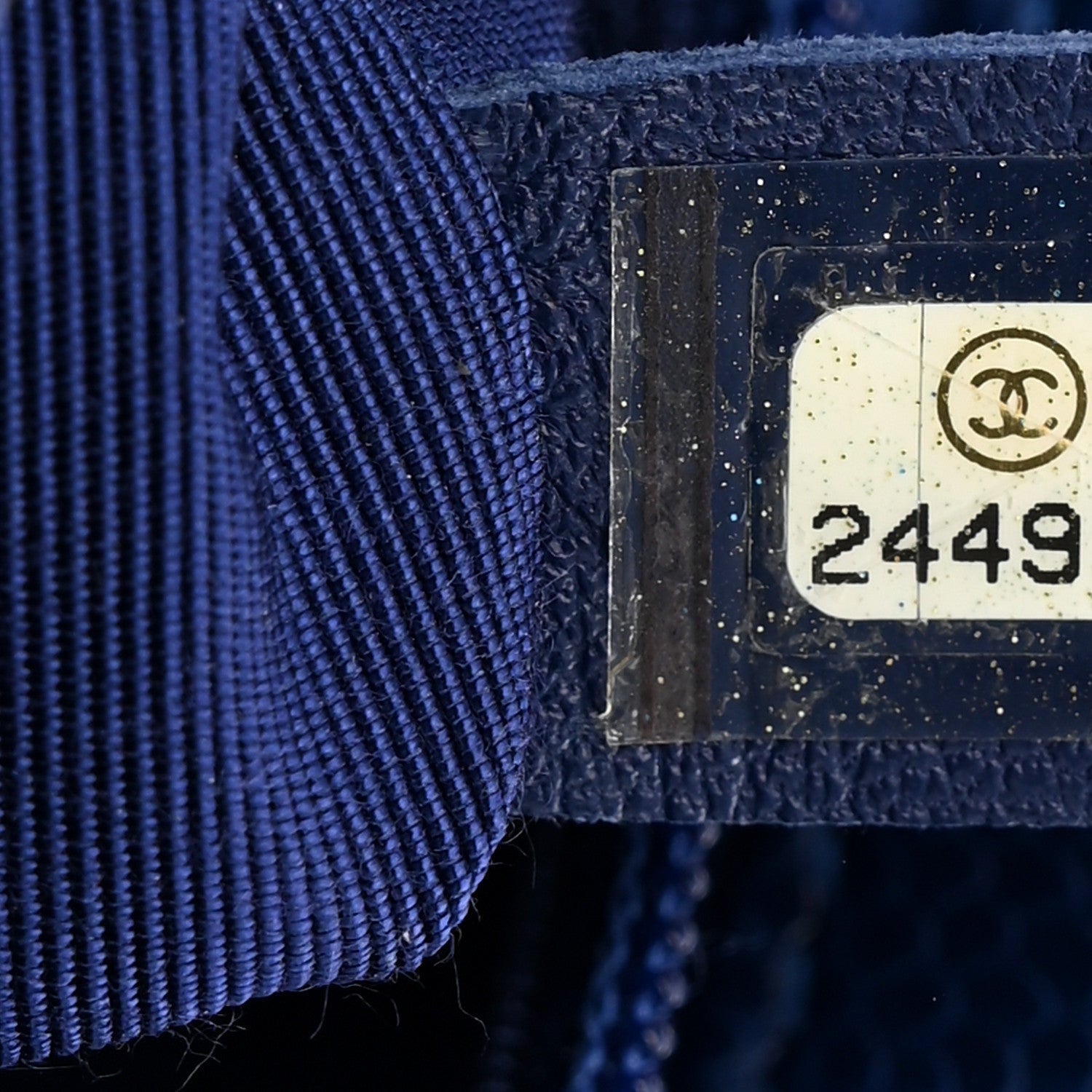 Chanel Caviar Large Carry Around Flap Bag Blue 7 of 11