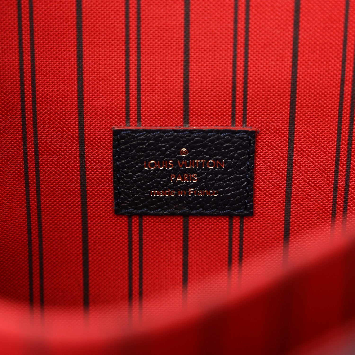 Louis Vuitton Empreinte Pochette Metis Marine Rouge 7 of 10