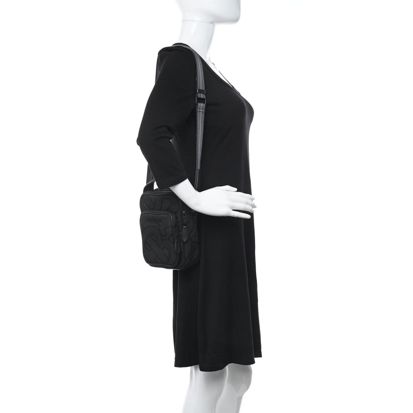 Jacquard Logo TB Crossbody Bag Black