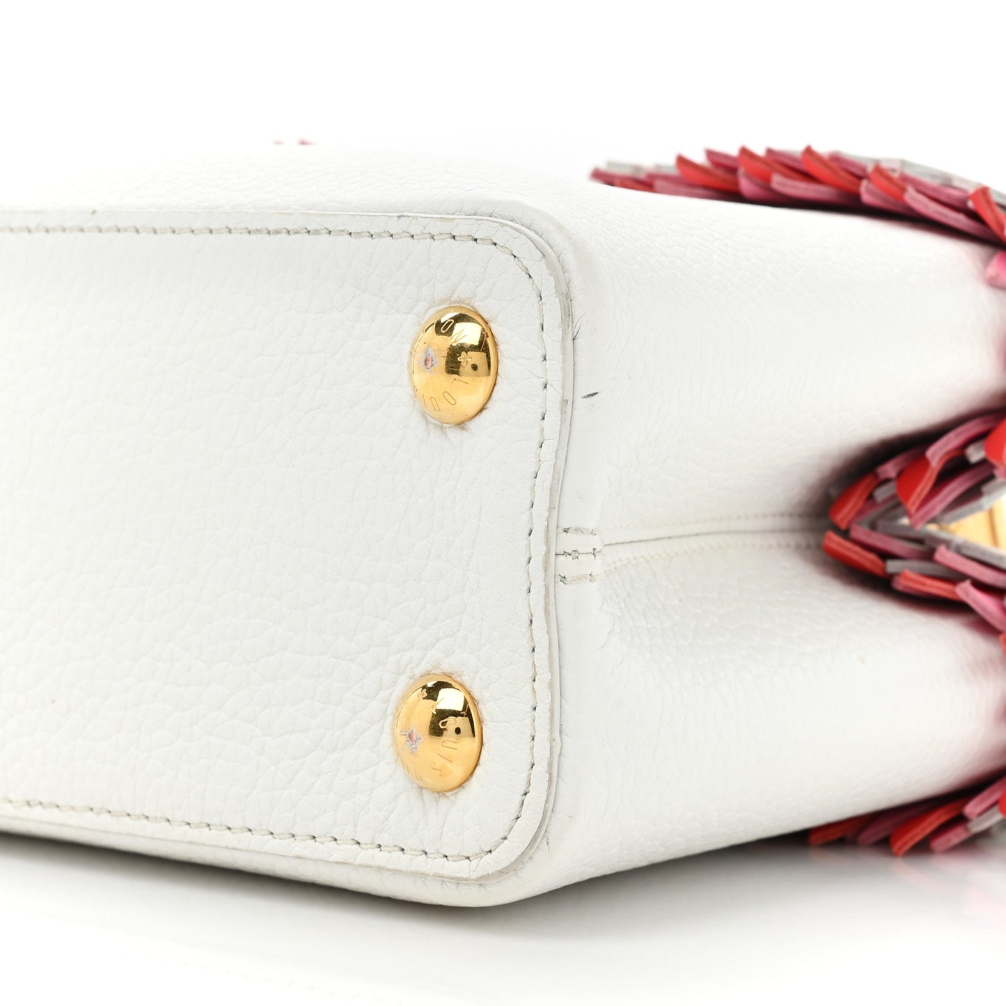 Hanami Taurillon Capucines BB White Multicolor