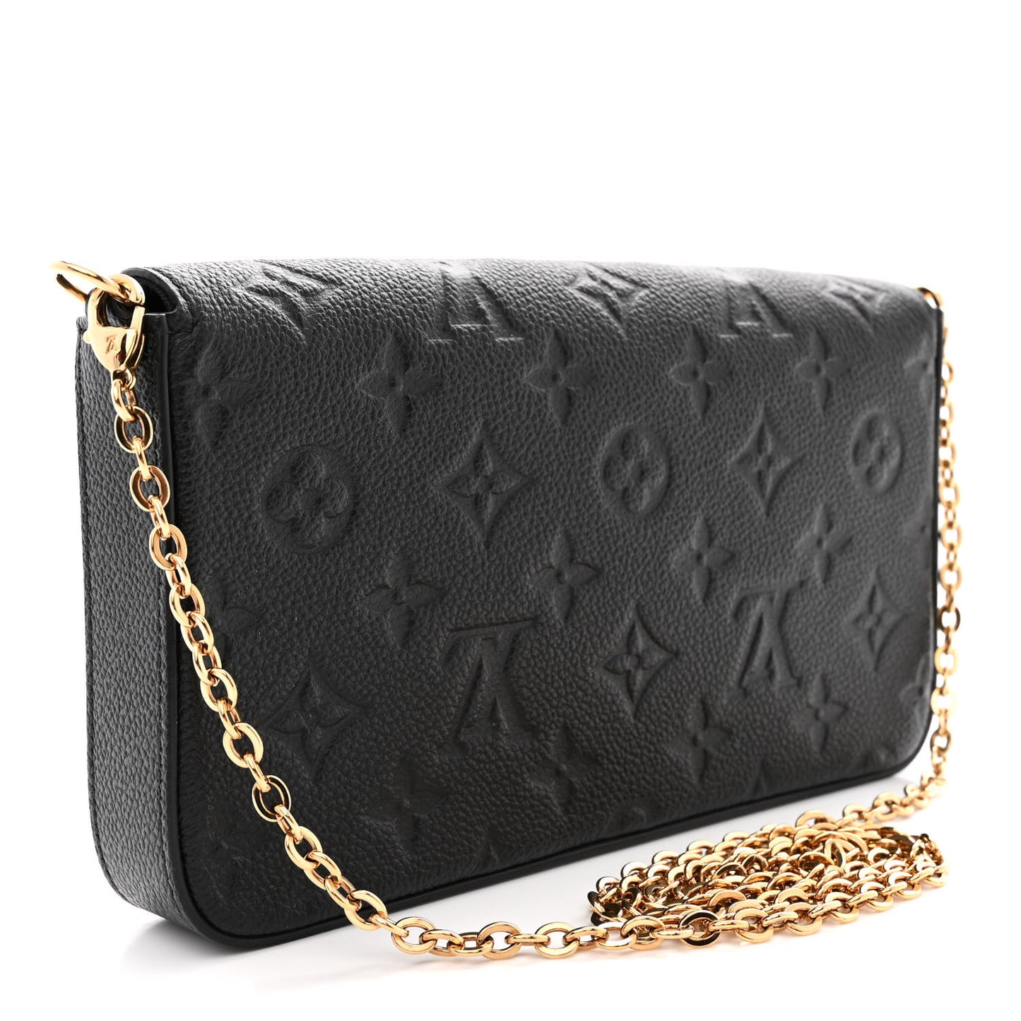 Empreinte Pochette Felicie Chain Wallet Black