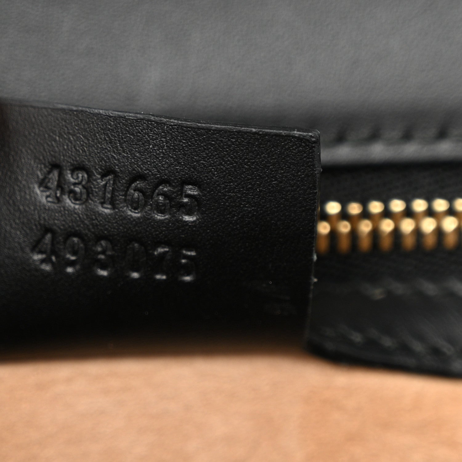 Gucci Guccissima Signature Medium Sylvie Top Handle Bag Black 7 of 11