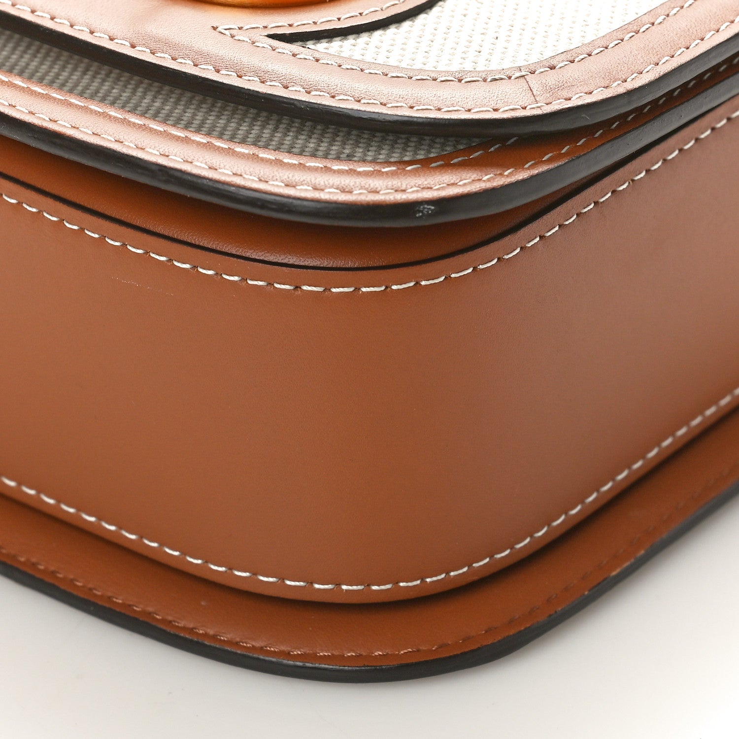 Delvaux Olen Calfskin Small Lingot Crossbody natural tan 9 of 10