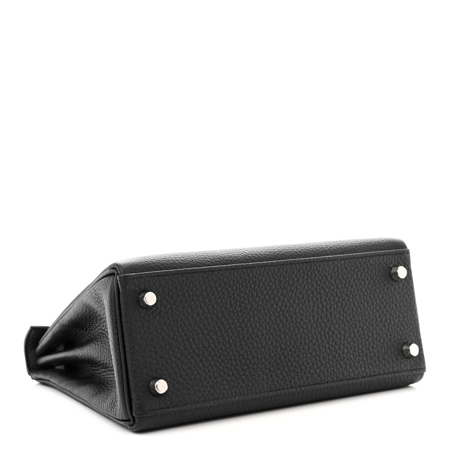 Hermes Togo Kelly Retourne 25 Black 4 of 10