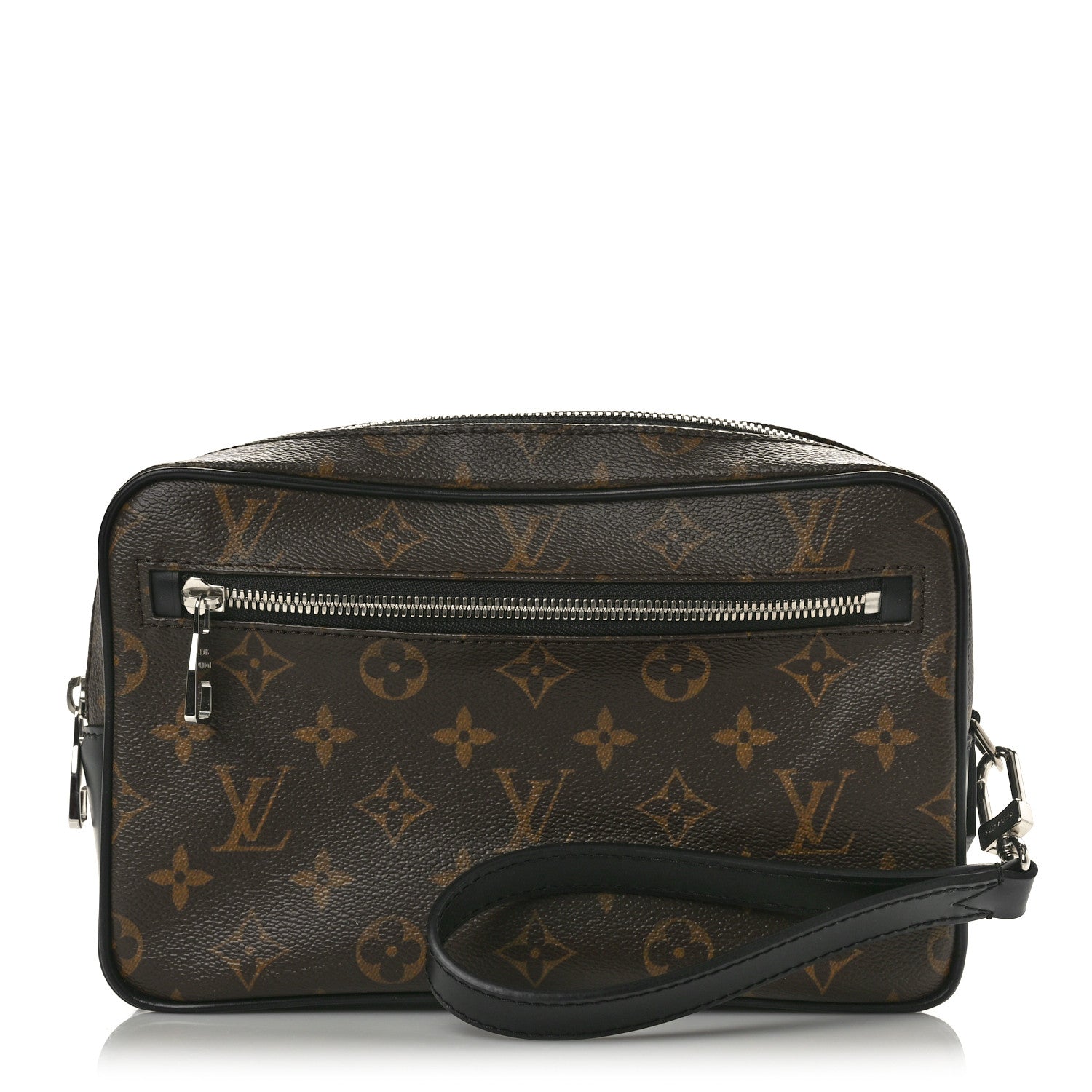Louis Vuitton Monogram Macassar Kasai Clutch Black 1 of 7