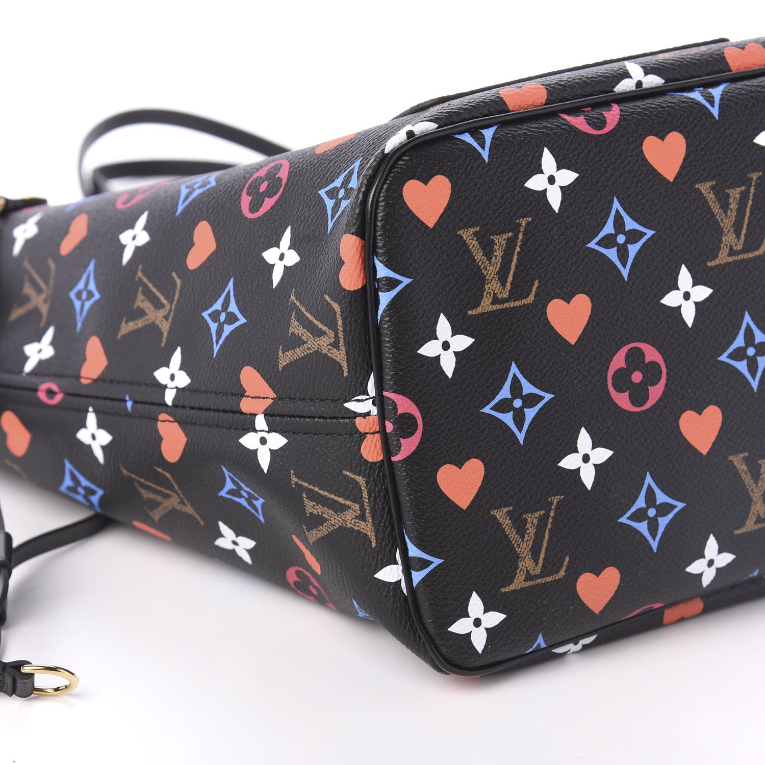 Louis Vuitton Game On Neverfull MM Black 6 of 10