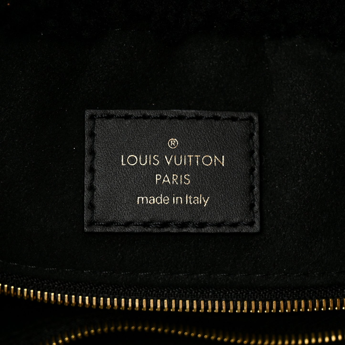 Shearling Monogram Giant Teddy Onthego GM Black Red