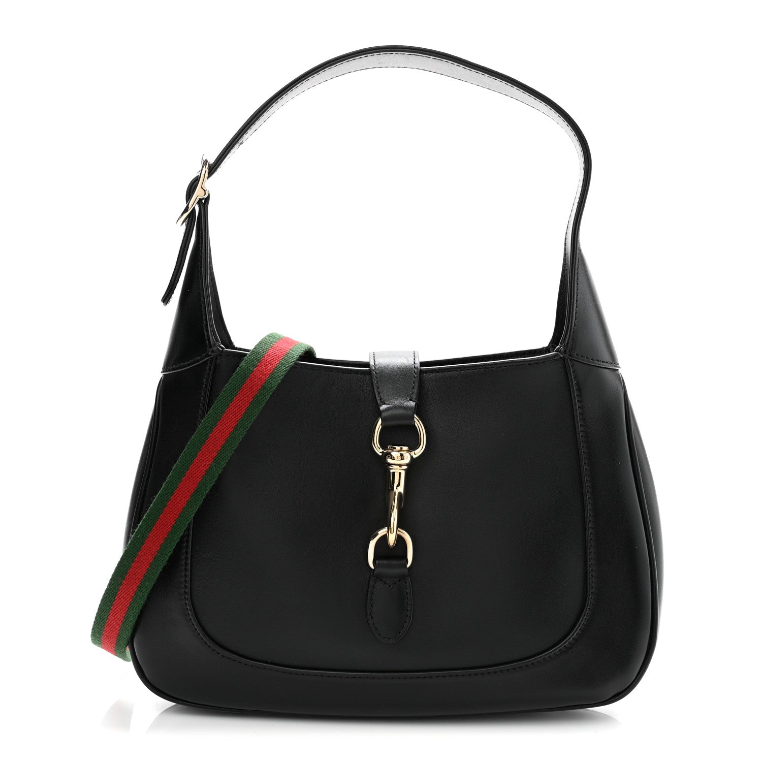 Gucci Calfskin Small Jackie Shoulder Bag Black 1918802 – FASHIONPHILE