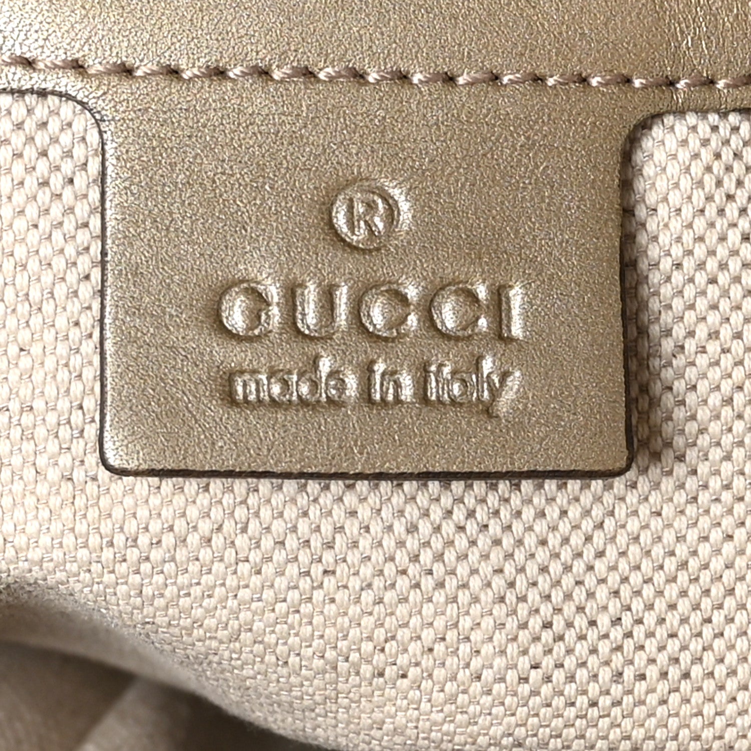 Gucci Monogram Web Medium Mayfair Tote Gold 6 of 12