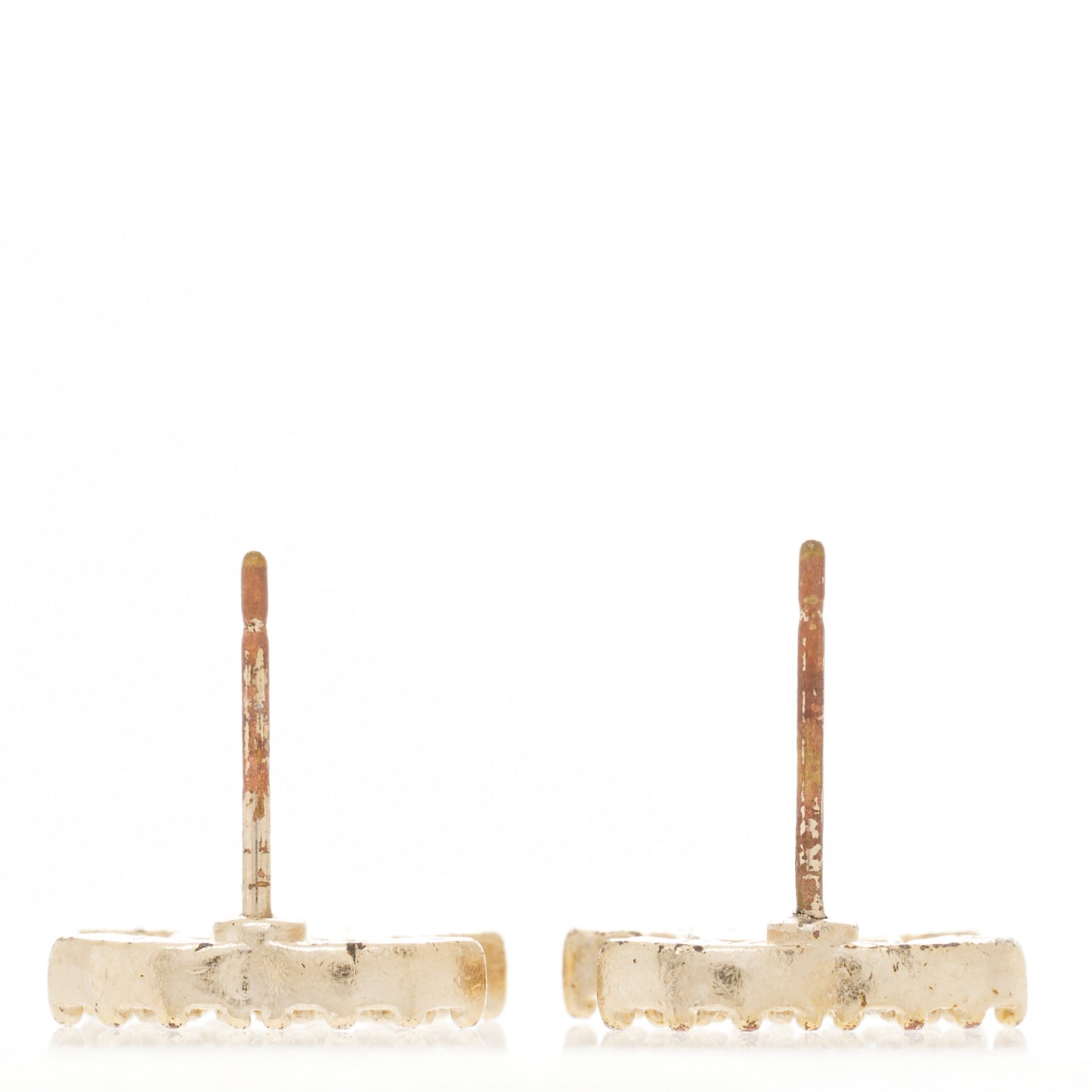 Crystal Timeless CC Earrings Light Gold