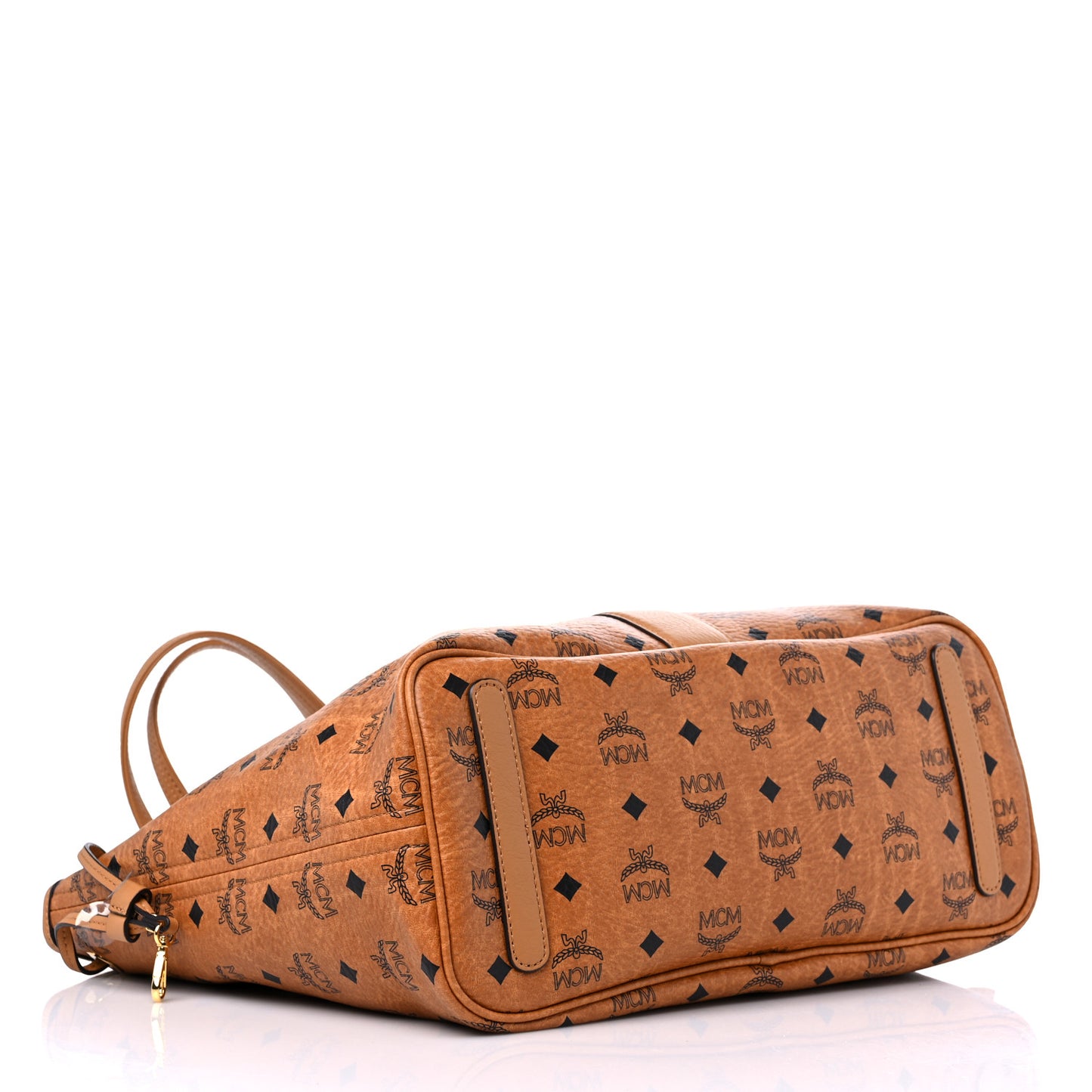 Visetos Medium Liz Reversible Shopper Tote Cognac