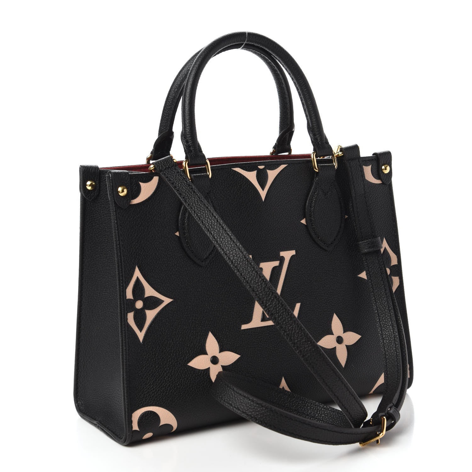 Louis Vuitton Empreinte Monogram Giant Onthego PM Black Beige 3 of 9