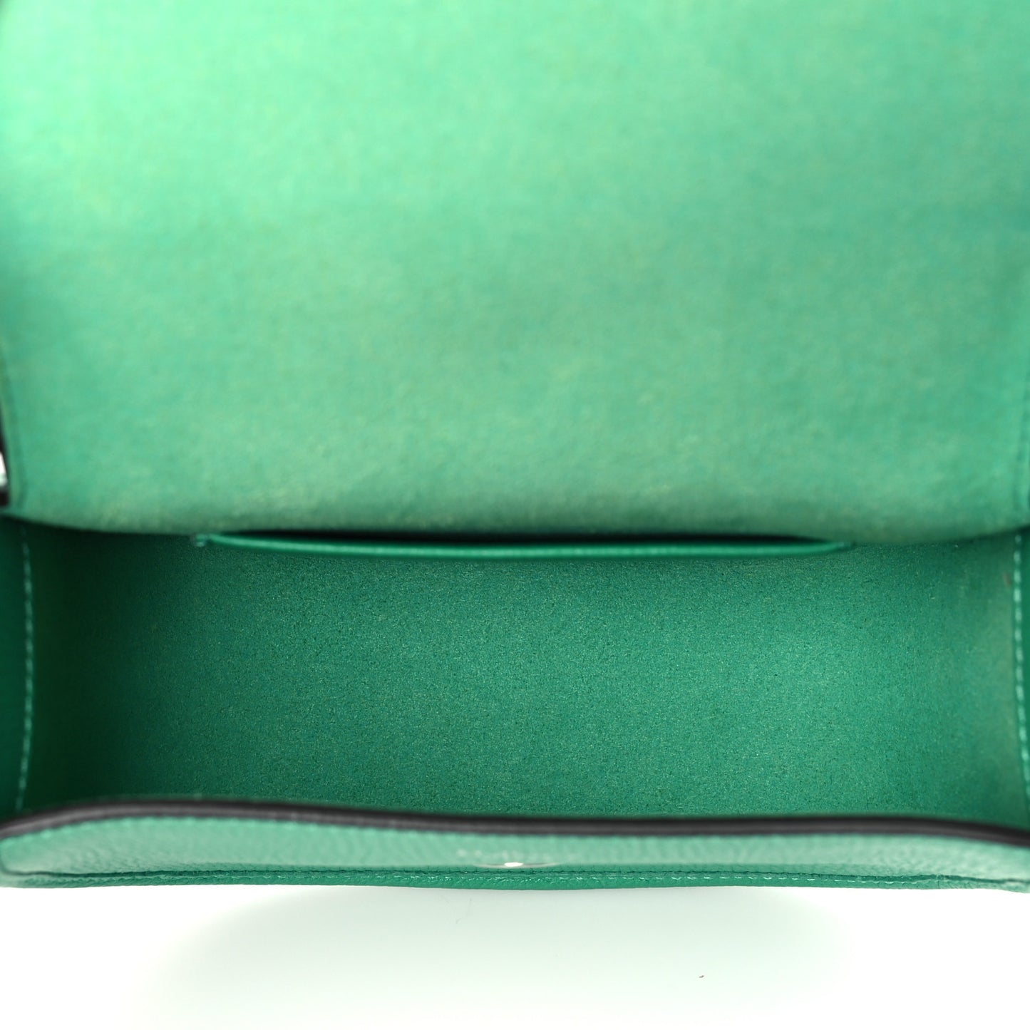 Glossy Goatskin Mini Sadie Satchel Lawn Green