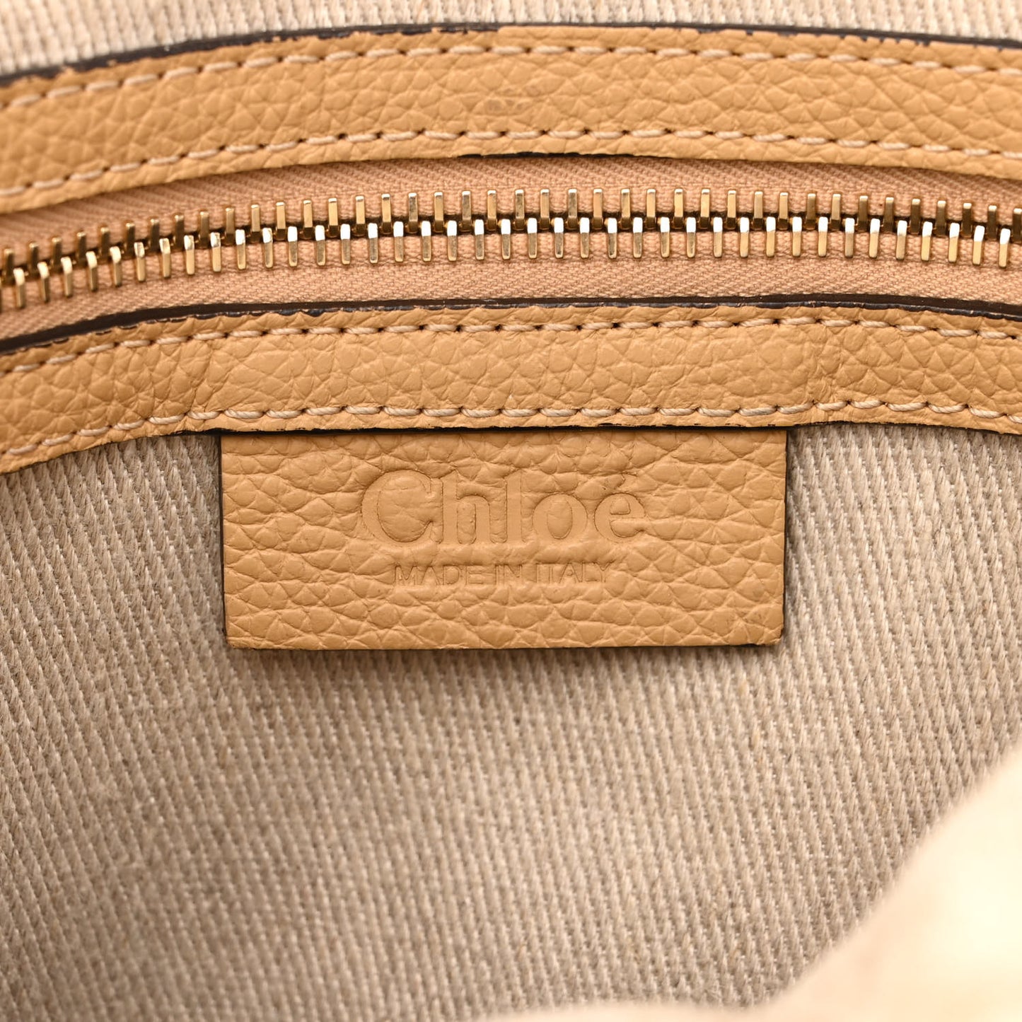 Calfskin Medium Marcie Satchel Sand Shell