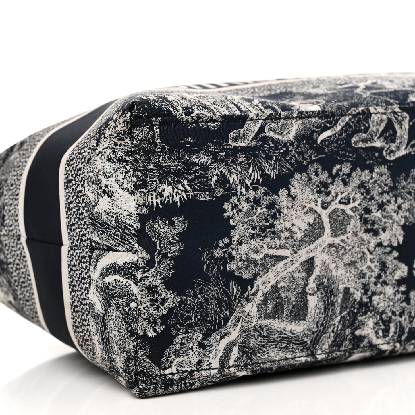 Technical Fabric Toile De Jouy DiorTravel Nomad Pouch Blue