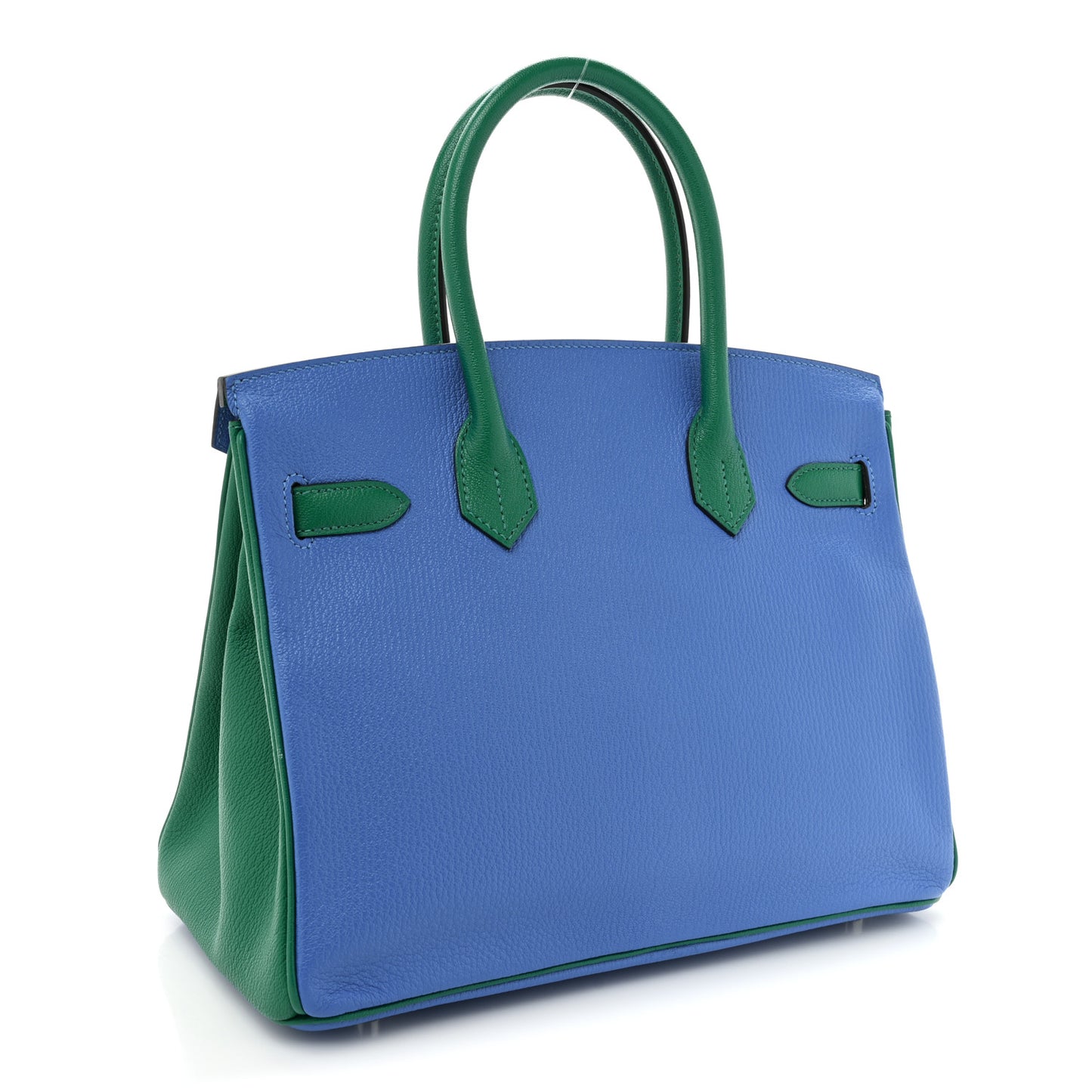 Chevre Mysore Horseshoe Birkin 30 Bleu Hydra Vert Bengale