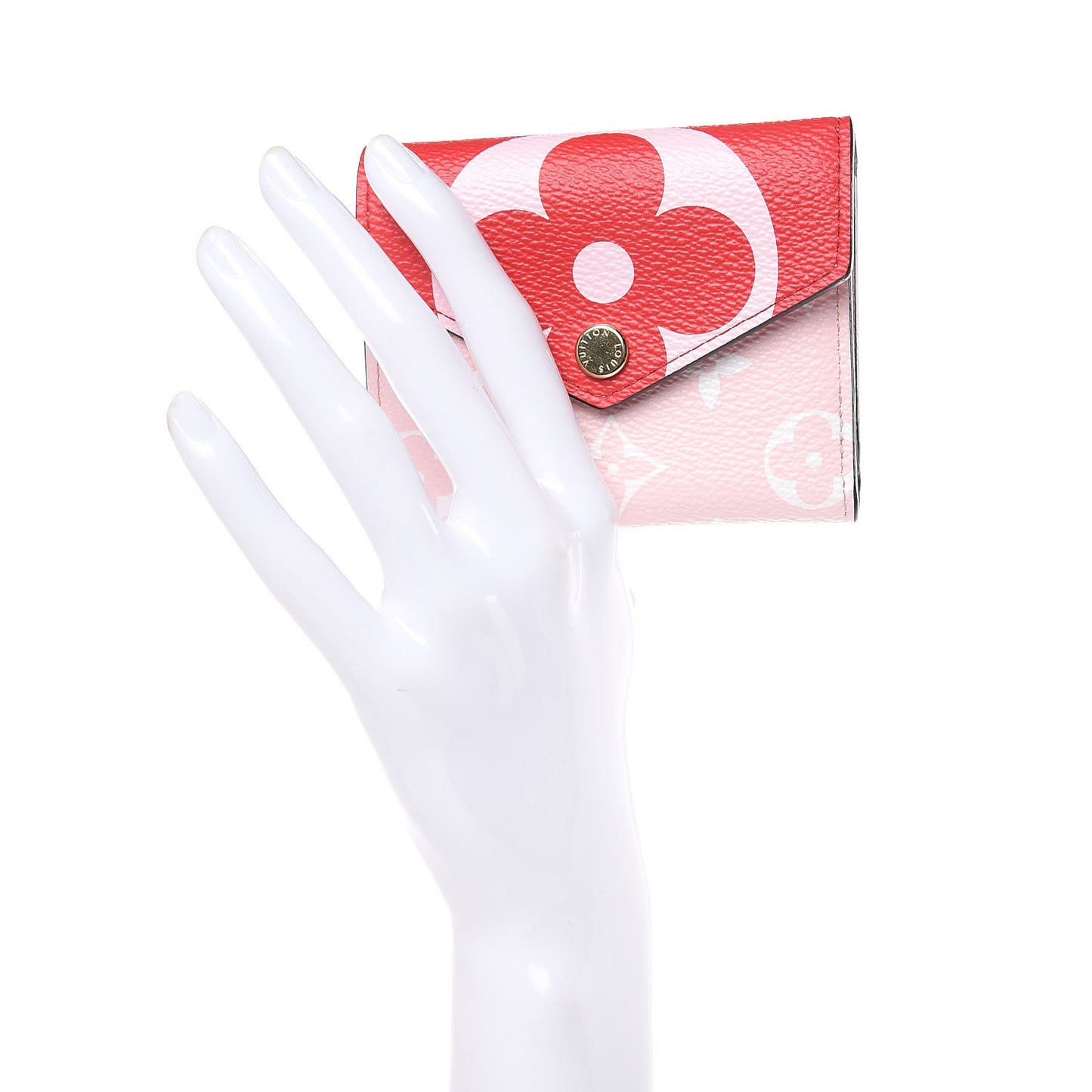 Monogram Giant Zoe Wallet Rouge Rose