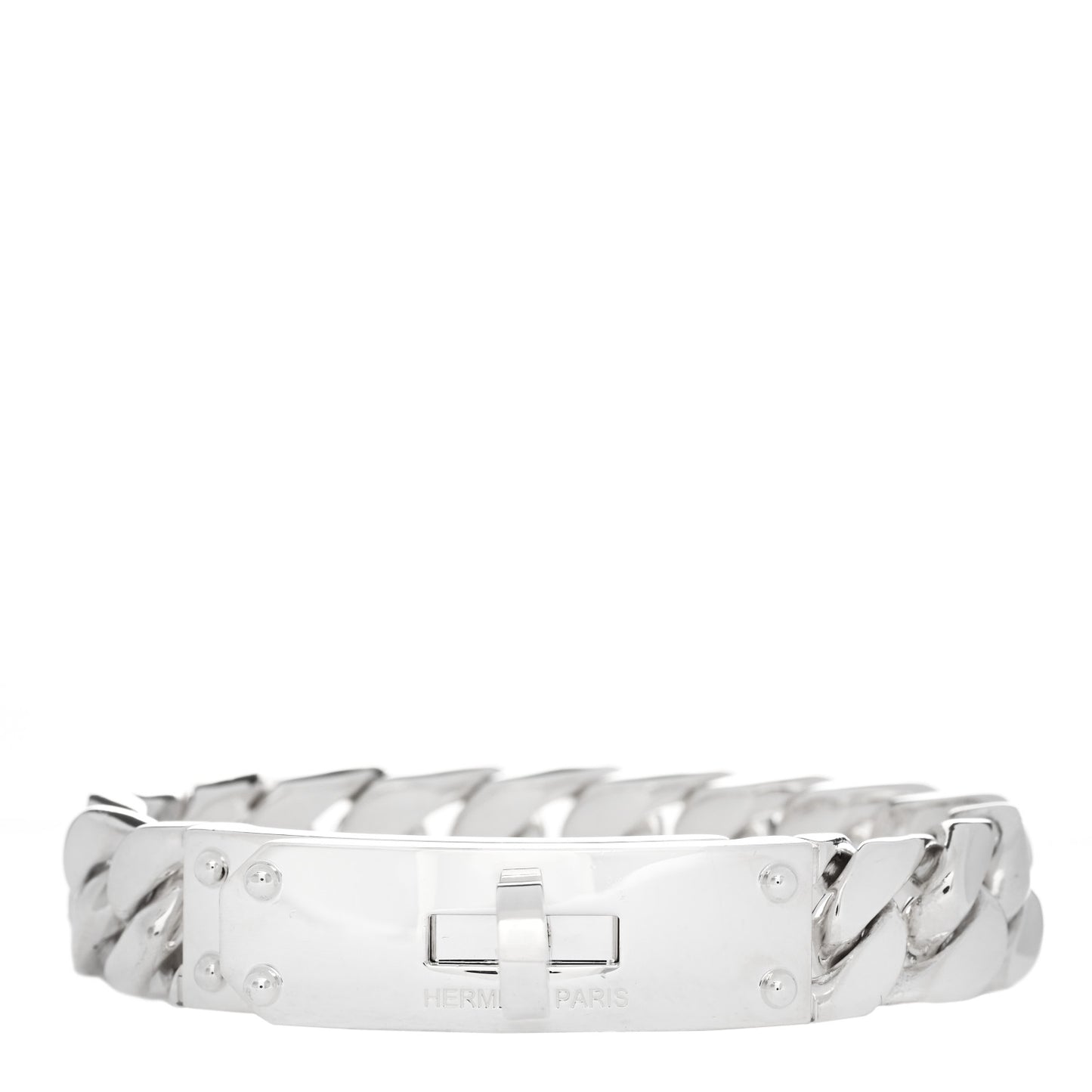Sterling Silver GM Kelly Gourmette Bracelet SH