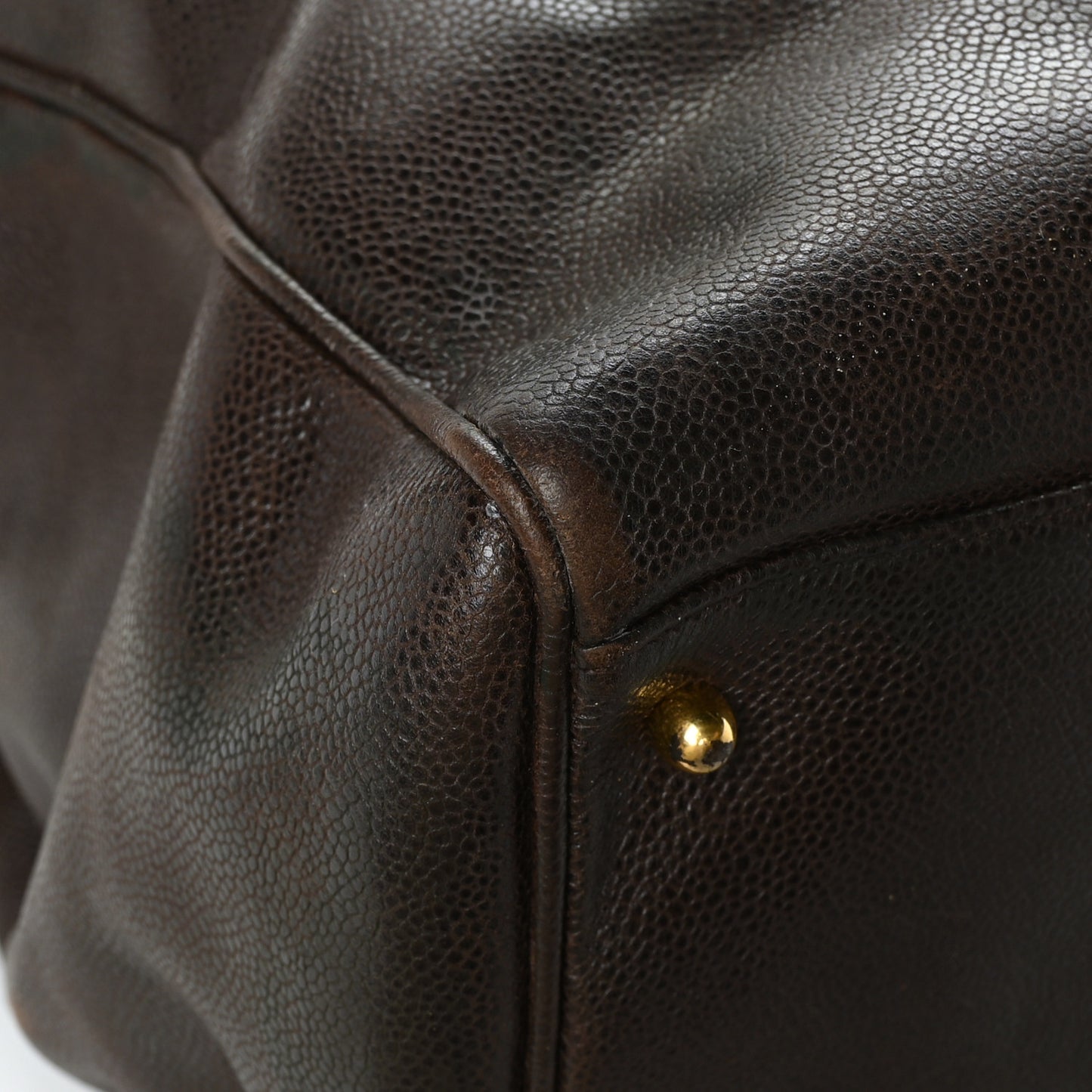 Caviar XL Weekender Bag Brown