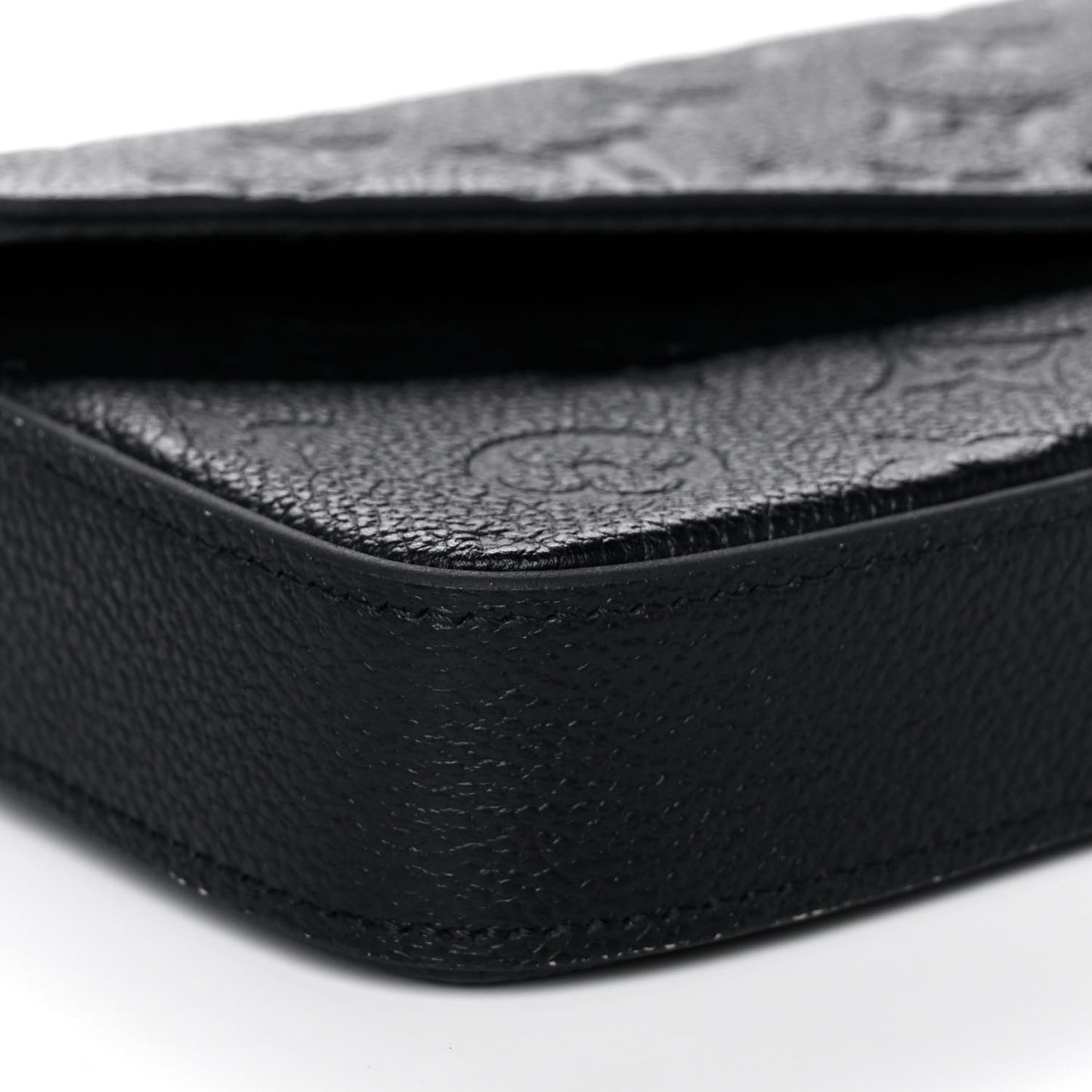 Empreinte Pochette Felicie Chain Wallet Black