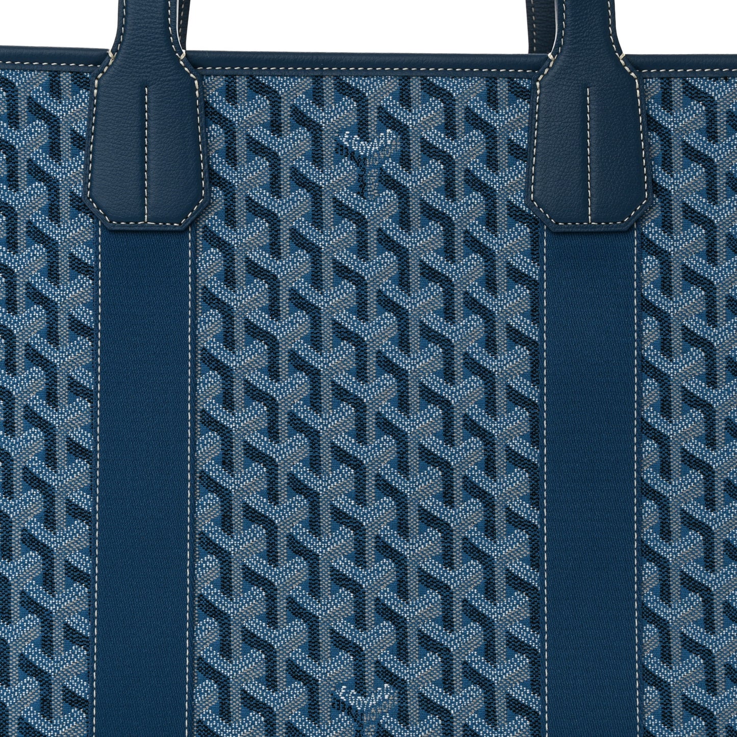 Goyardine Villette MM Tote Ocean Blue