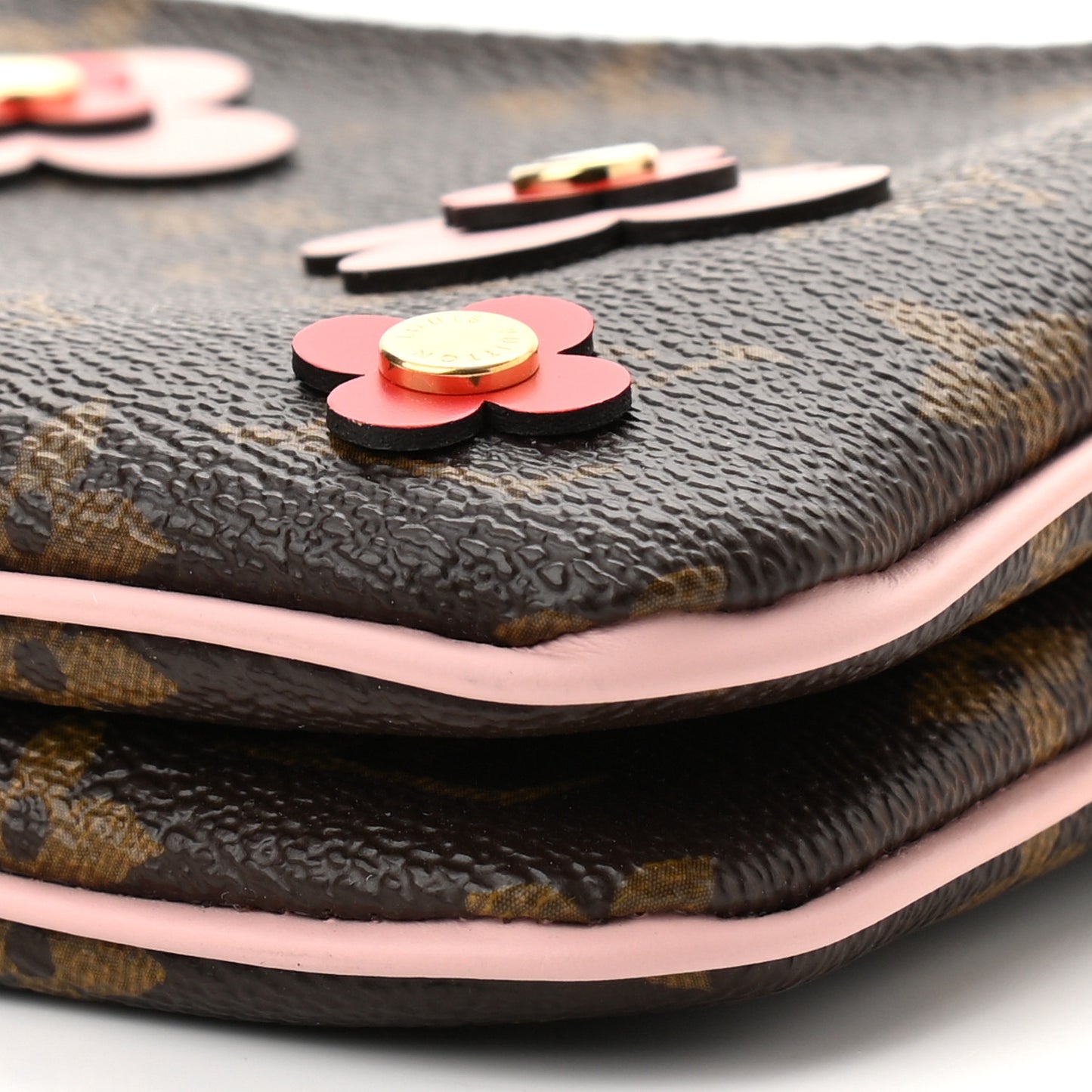 Monogram Blooming Flowers Double Zip Pochette