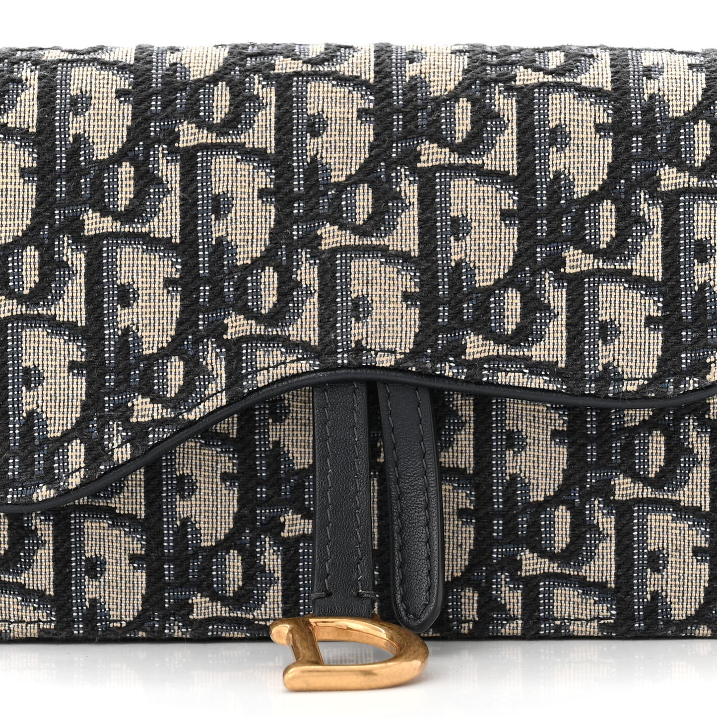 Oblique Saddle Belt Bag Blue