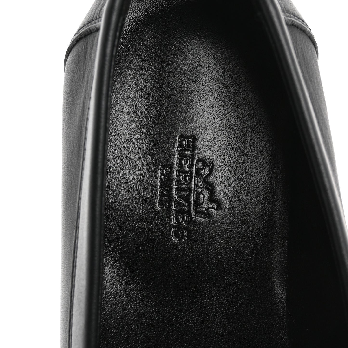 Fringed Calfskin Womens Destin Loafer 38 Black