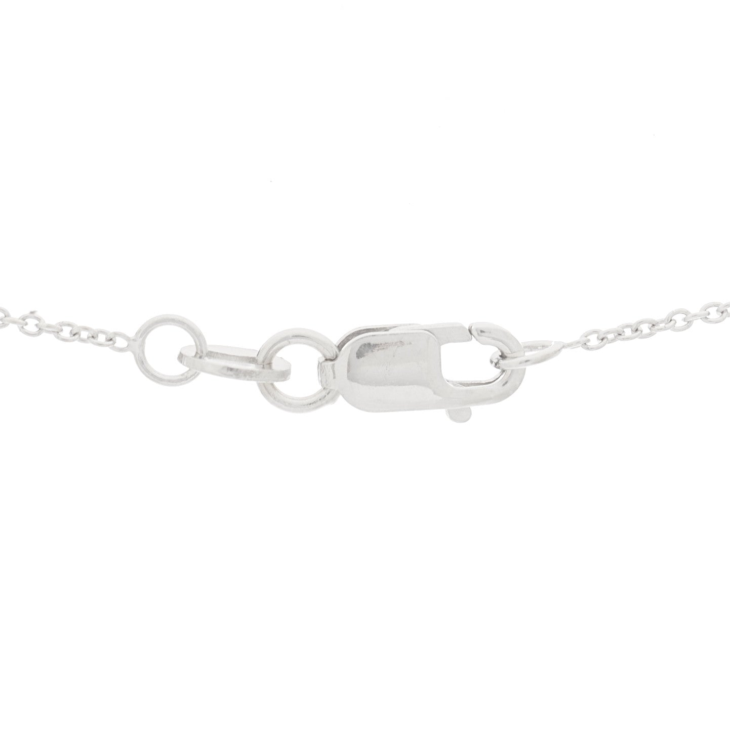 18K White Gold Diamond .22ct Tiny Treasures Heart Pendant Necklace