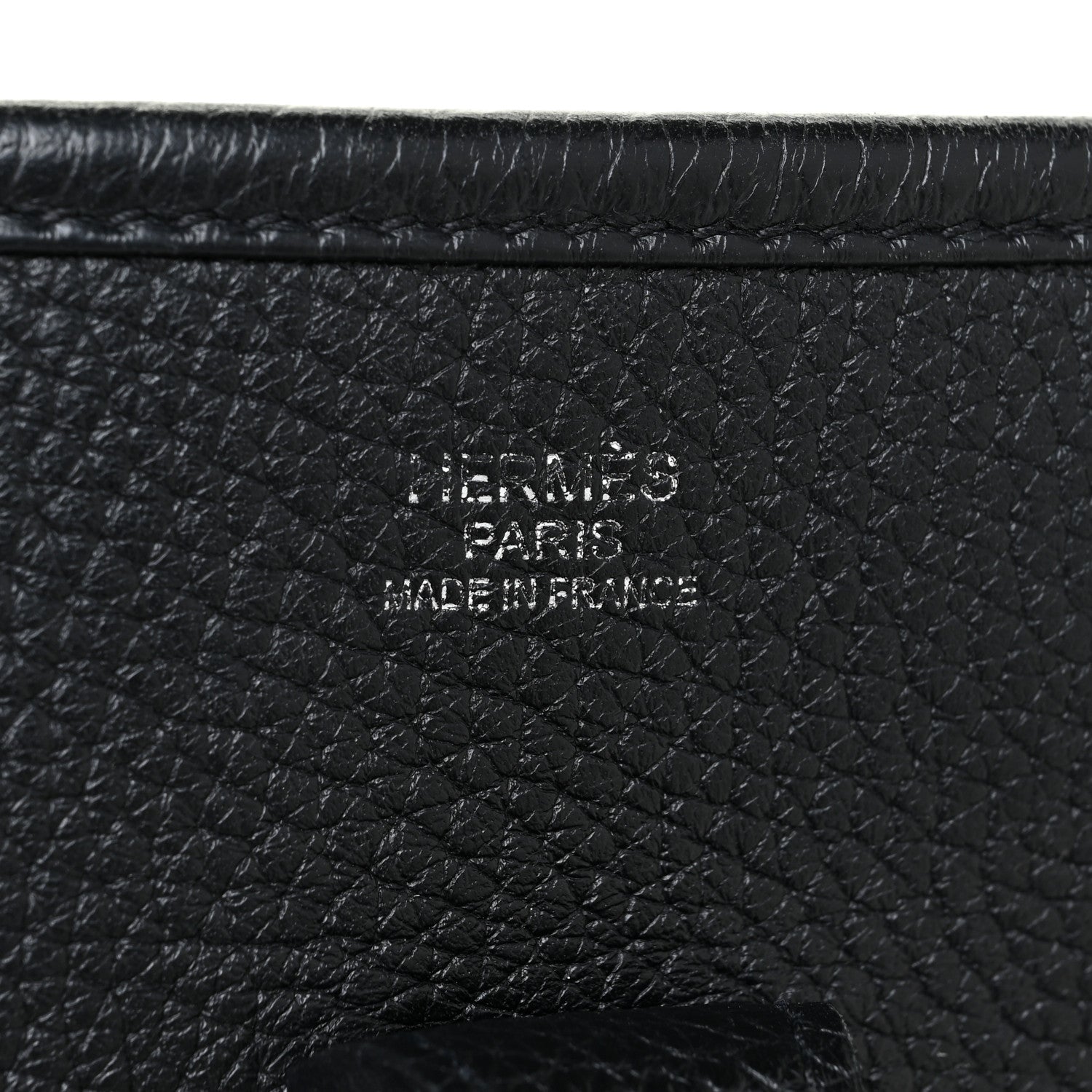 Hermes Taurillon Clemence Evelyne III PM Black 5 of 9
