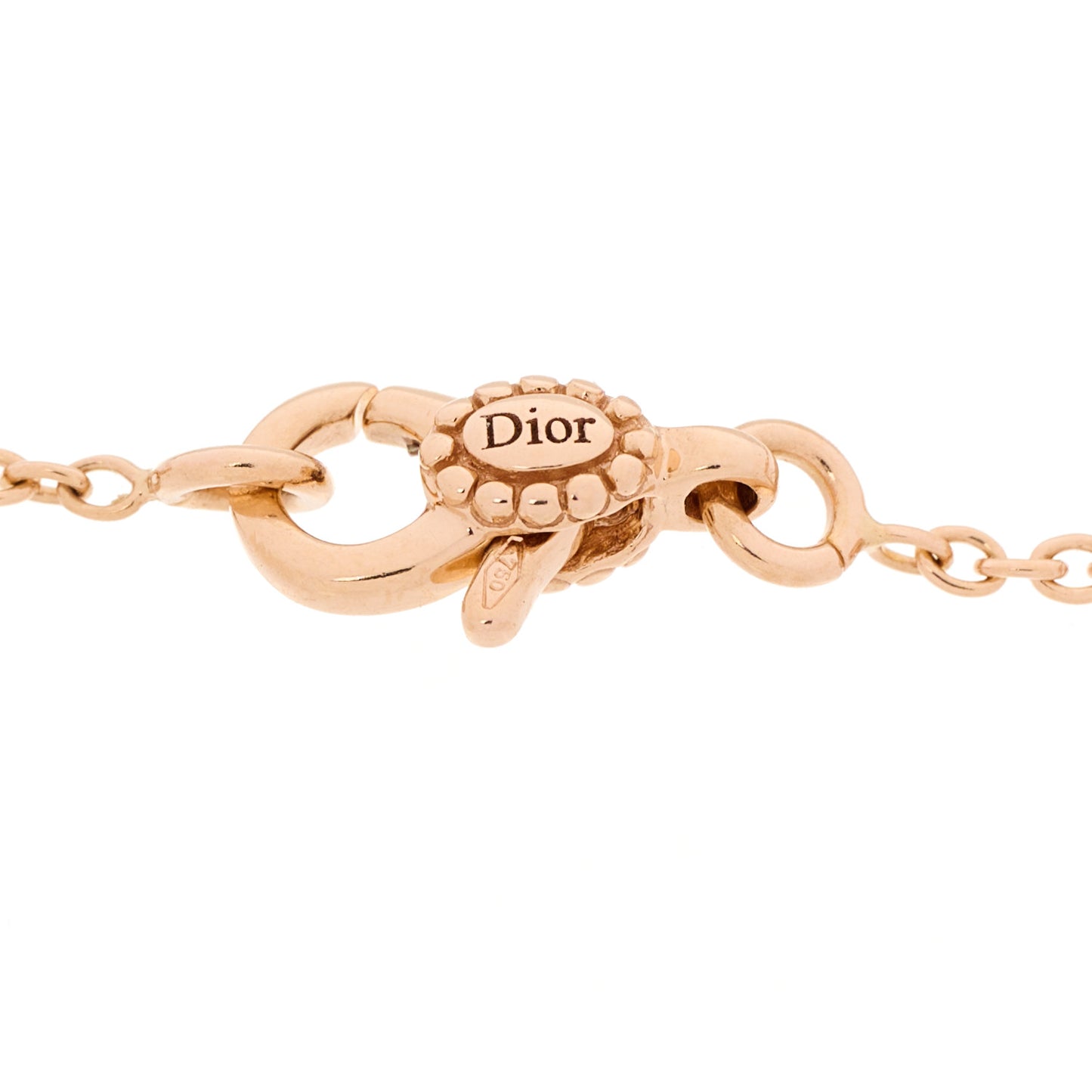 18K Yellow Rose Gold Diamond Multi Gemstone Rose Des Vents 5 Charm Bracelet