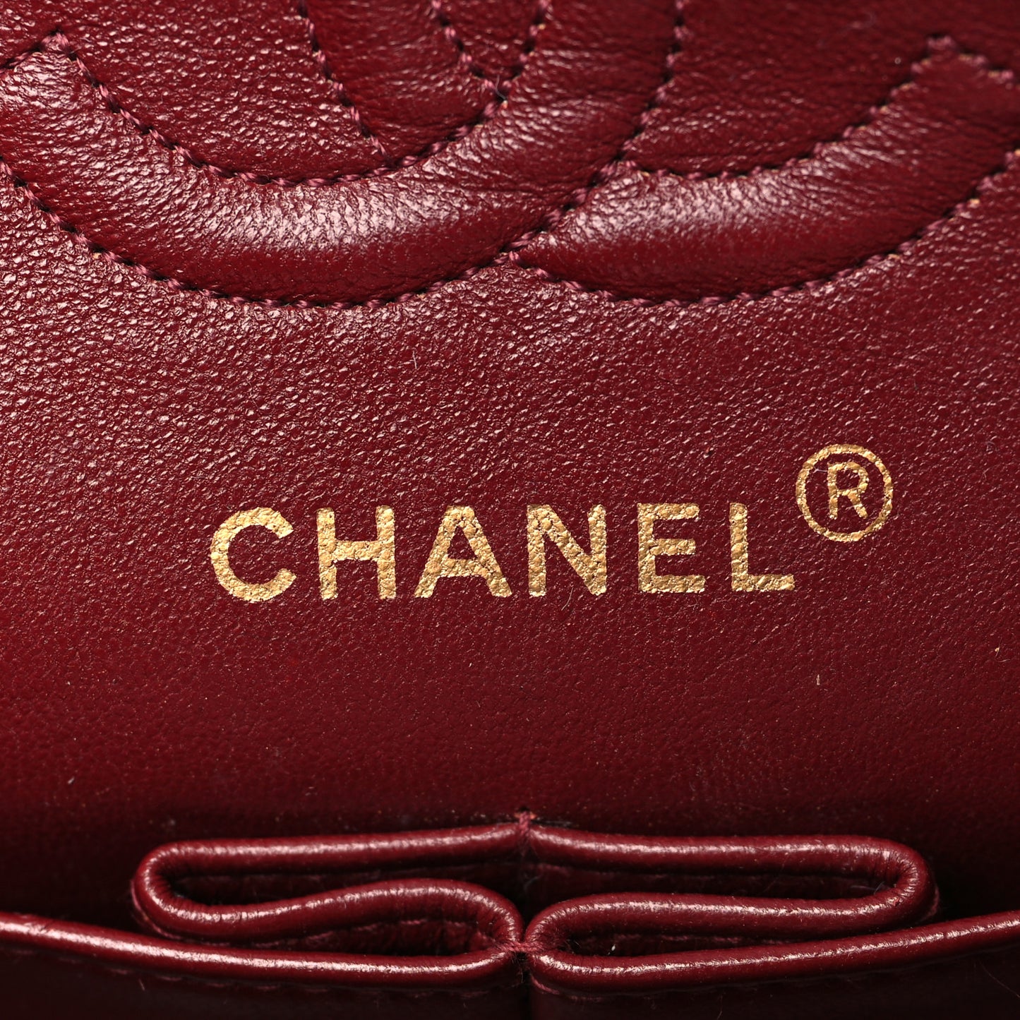 Lambskin Quilted Small Double Flap Navy