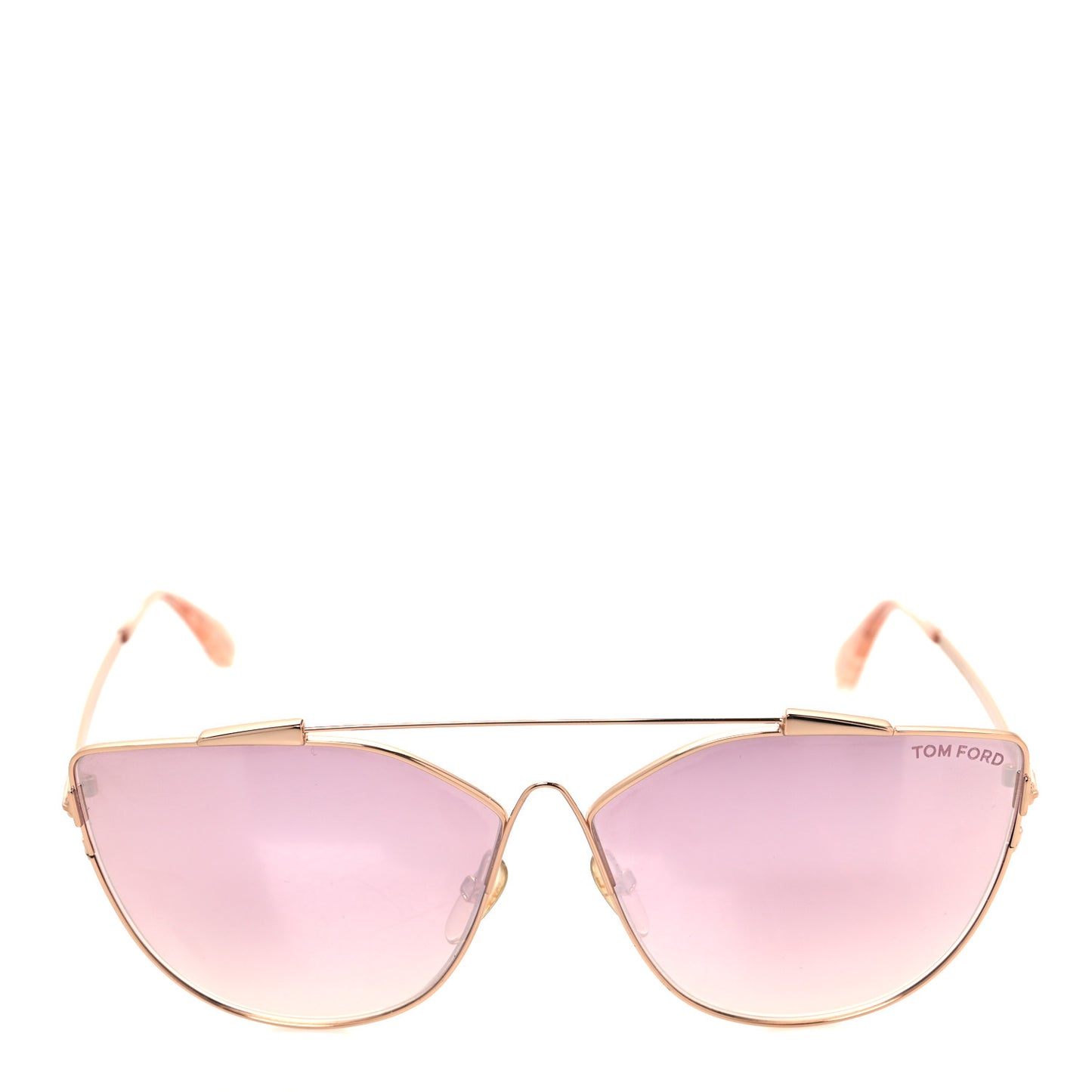 Jacquelyn 02 Aviator Sunglasses TF563 Rose Gold Rose Gold