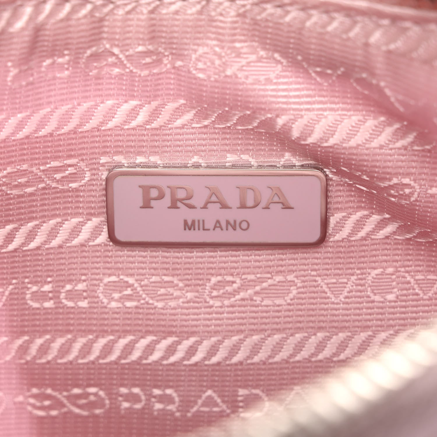 Prada Nylon Re-Edition 2005 Shoulder Bag Alabastro 6 of 10