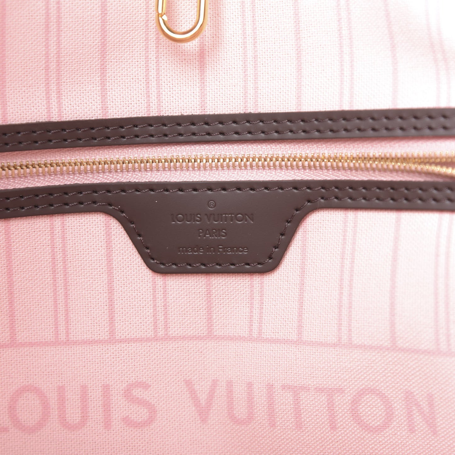 Damier Ebene Neo Neverfull MM Rose Ballerine