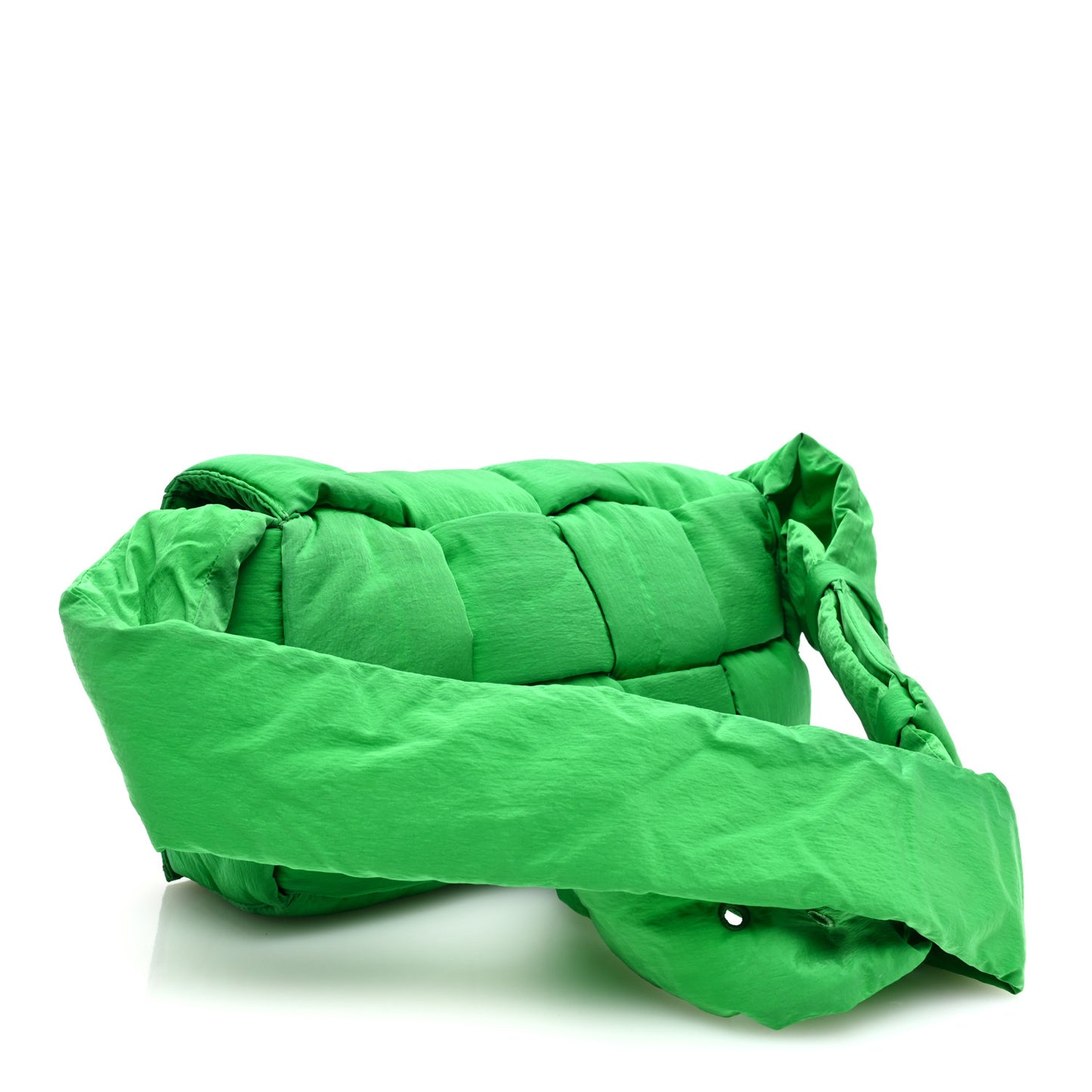 Nylon Intrecciato Padded Tech Cassette Bag Parakeet