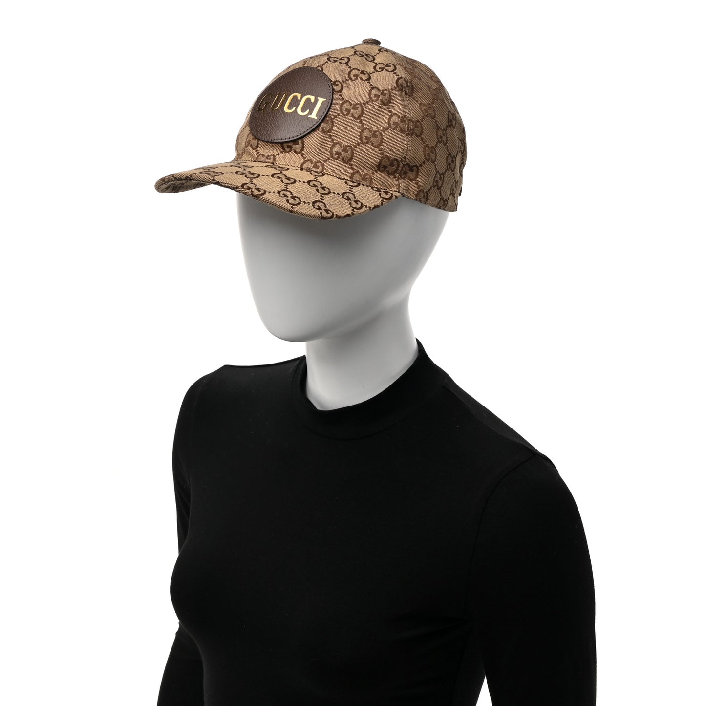 Monogram Textured Dollar Calfskin Zeno Baseball Hat XXL Beige