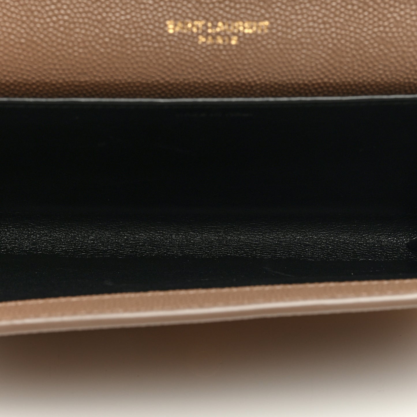 Grain De Poudre Monogram Uptown Chain Wallet Taupe