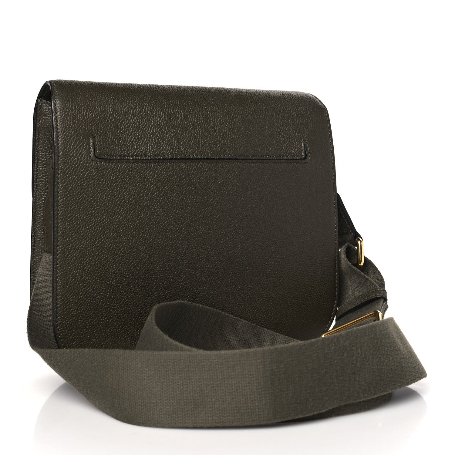 Tom Ford Calfskin Small T Clasp Tara Crossbody Bag Military Green 3 of 9