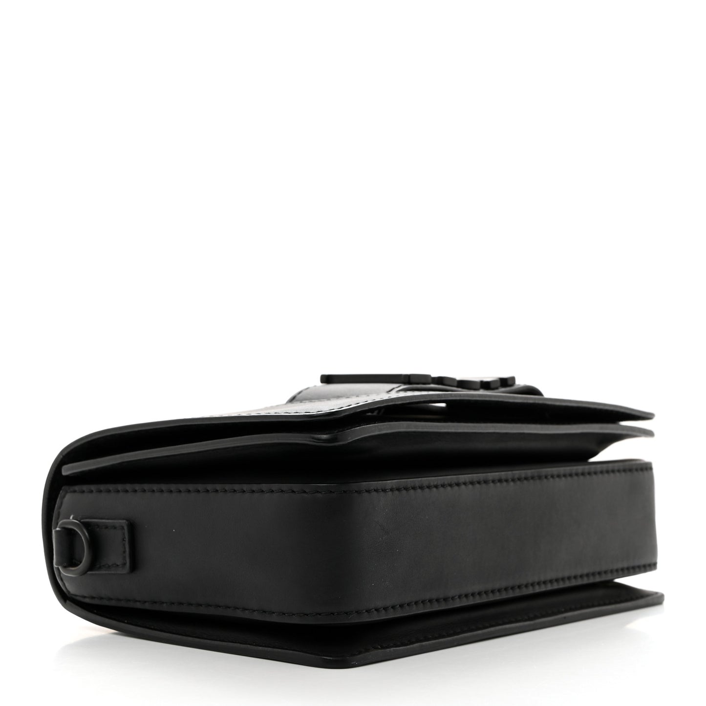 Ultra Matte Calfskin Dio(r)evolution Flap Bag Black