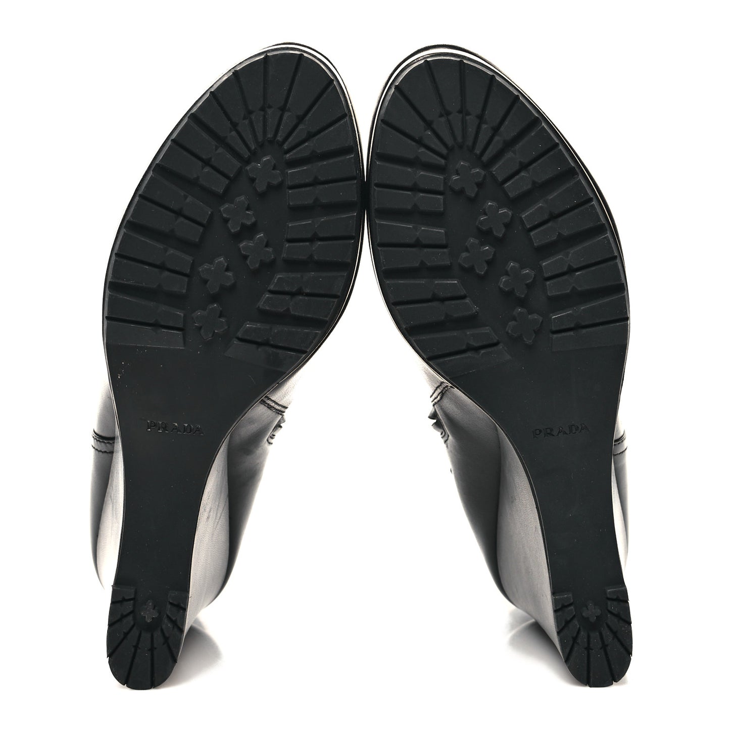 Vitello Wedge Ankle Boots 39.5 Black