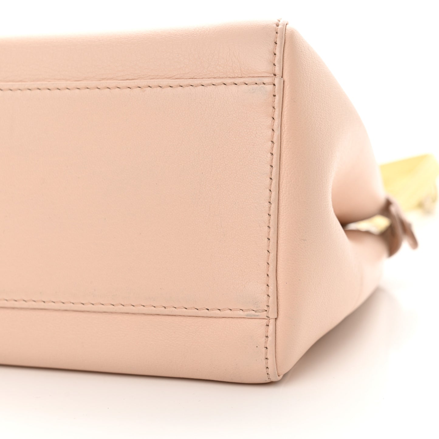 Nappa Colorblock Mini Peekaboo Iconic Satchel Plaster Banana Grigio Polvere